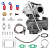 T3T04E Oil cooled Turbo Kit + Oil Drain Return + Oil Feed Line