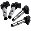 4x Ignition Coil compatible for Volkswagen Golf 1.4 TSI compatible for VW Polo Jetta 1.6 FSI Tiguan Beetle